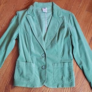 Faded Glory Green Blazer Size Small